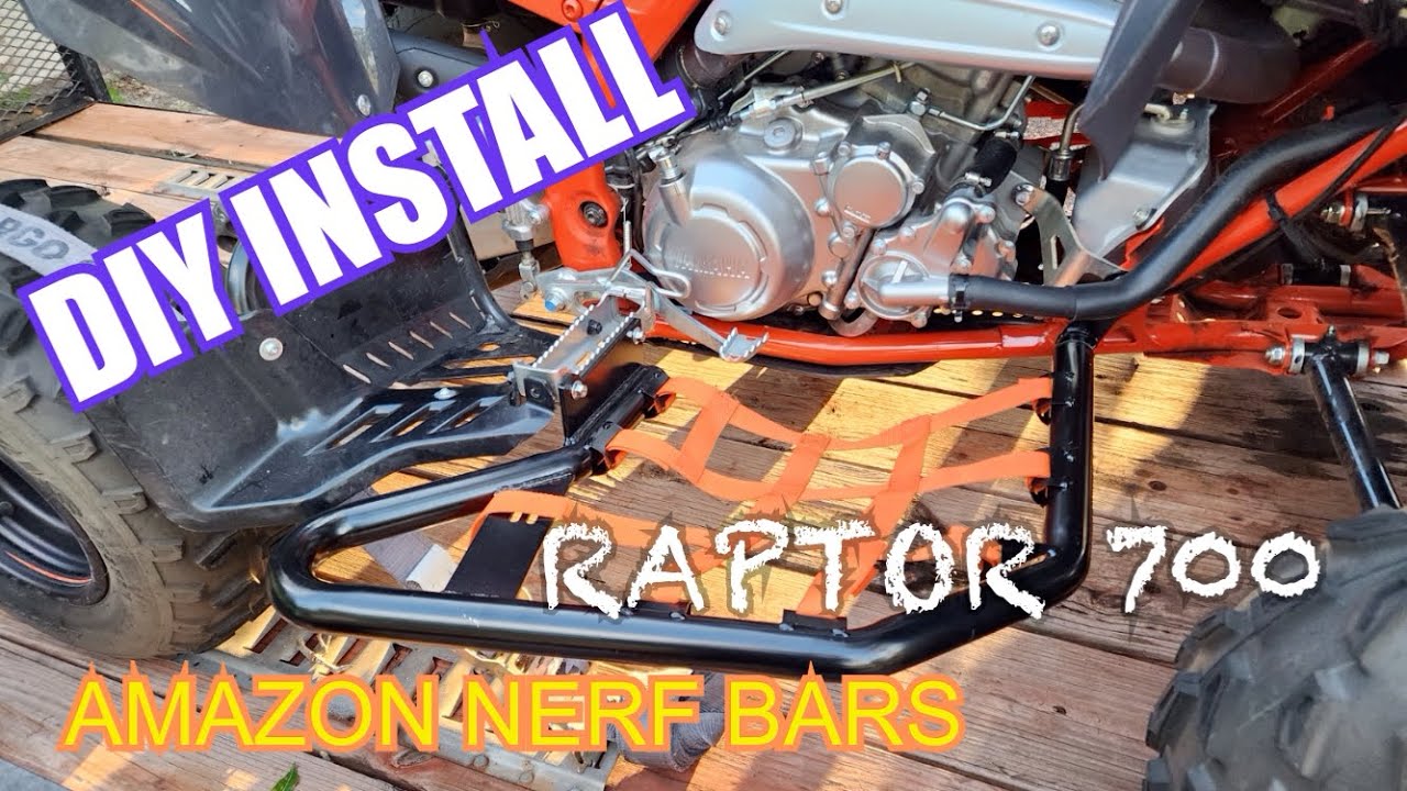 INSTALLING NERF BARS ON MY 2023 RAPTOR 700