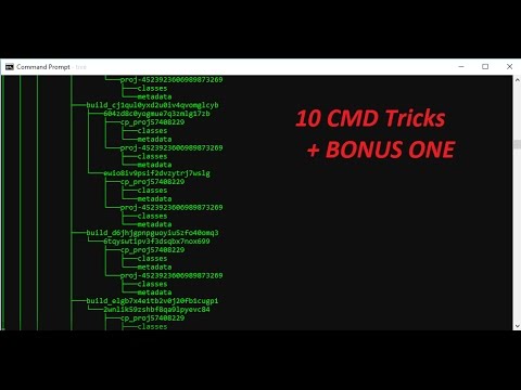 10 cool cmd tricks + bonus(1) tricks - YouTube