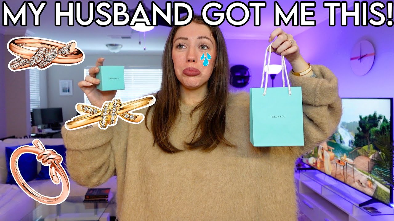 TIFFANY & CO KNOT RING WITH DIAMONDS UNBOXING 💍 | Kenzie Scarlett