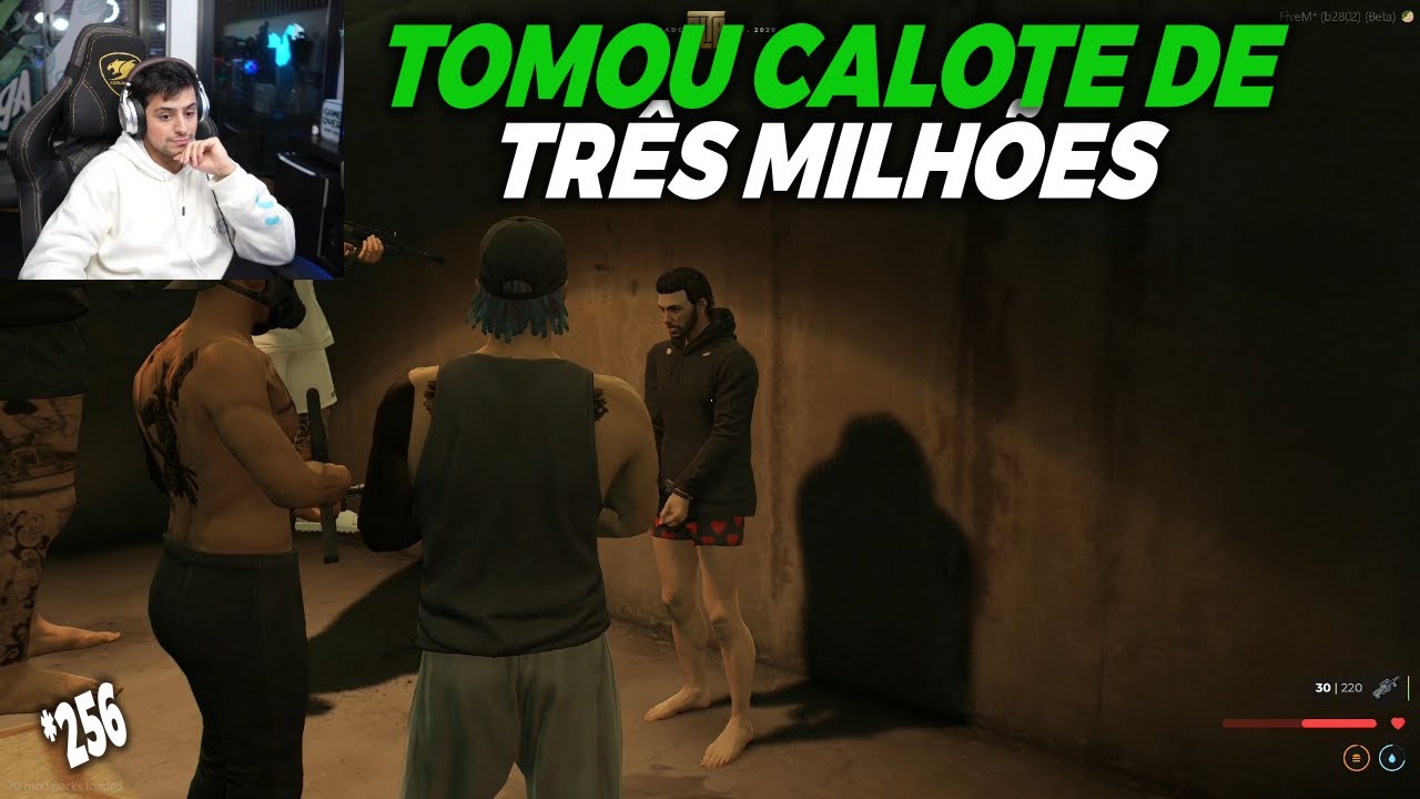 CONNOR FOI NO CATIVEIRO VER O CARA QUE ESTÁ DEVENDO OS 3 MILHÕES! GTA RP *256