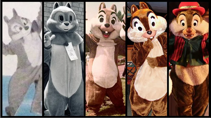 The Evolution Of Chip & Dale In Disney Theme Parks...