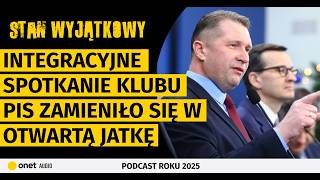 Integracyjne spotkanie klubu PiS zamieniło się w otwartą jatkę