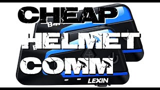 Helmet Communication - Lexin B4FM Motocom Wireless Intercom Review