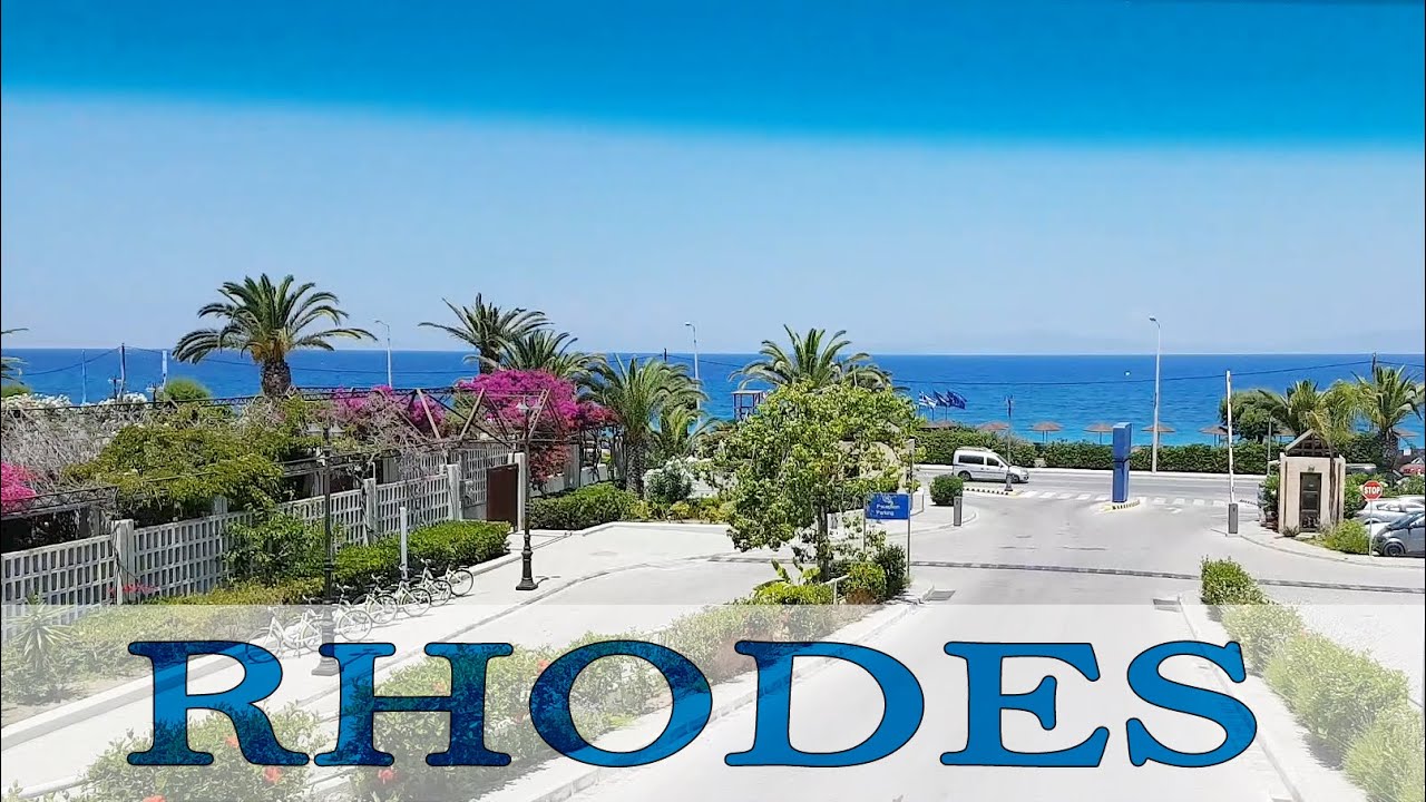 Поездка из аэропорта в отели Родоса, Греция, часть - 3