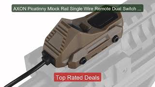 AXON Picatinny Mlock Rail Single Wire Remote Dual Switch for S... -- Best Buy 2026 | Great Quality!
