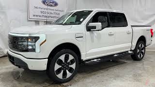 ULTIMATE LUXURY! 2023 Ford F-150 Lightning Platinum Review!