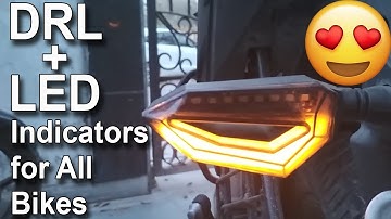 DRL+LED Indicator for All Bikes | Infoinstagiveaway -Infoinsta