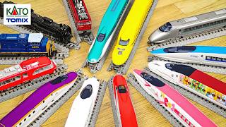 TOMIXとKATOの素晴らしいNゲージ鉄道コレクションを開封！日本を代表する2つの名列車が対決！伝説の寝台特急285系「サンライズエクスプレス」＆400系「つばさ」！