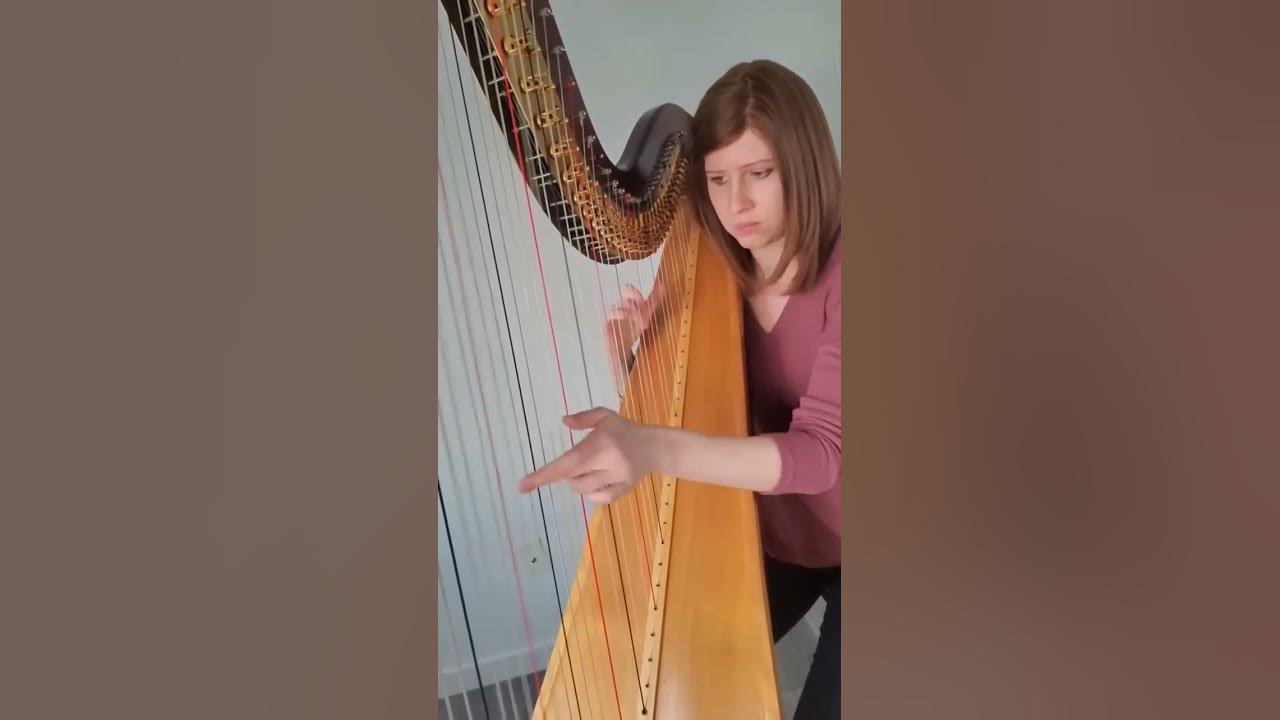 ABBA - Chiquitita on harp #shorts