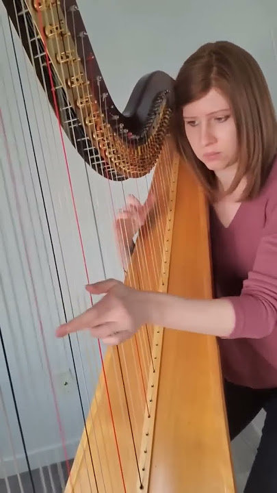 ABBA - Chiquitita on harp #shorts