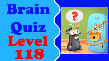 Brain quiz tricky puzzle Walkthrough level 118