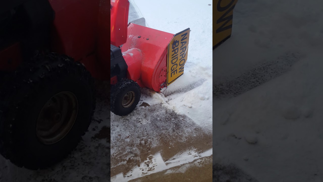 Part 2 of snowblower modification YouTube
