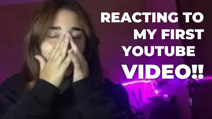 Reacting to my first yt vid