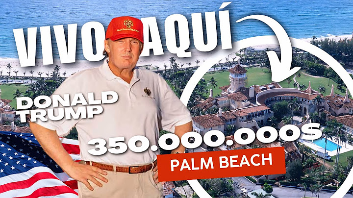 Aquí viven los ULTRAMILLONARIOS de EEUU - ¡La casa de Trump!
