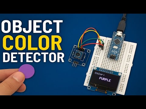 Object Color Detector Using TCS3200 Color Sensor Module - YouTube