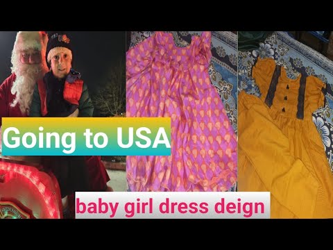 baby girl dress design || my parents are going to USA🤩🤩Life Lens Vlog