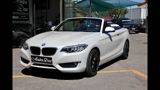 BMW 220i Cabrio 185CV – Bianco Perla – Full LED