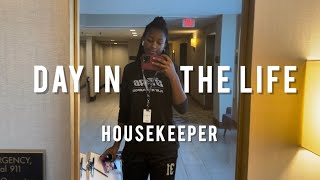 Episode 4 | WORK WITH ME + DAY IN THE LIFE WORKING AS A HILITON HOTEL HOUSEKEEPER