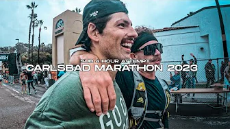 2023 Carlsbad Marathon - Sub 4 Hour Attempt