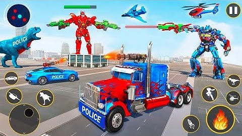 Police Truck Robot Game - Android Gameplay Walkthrough