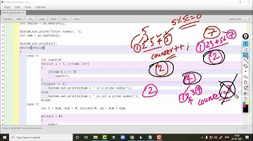 Prime and Automorphic Numbers in Java