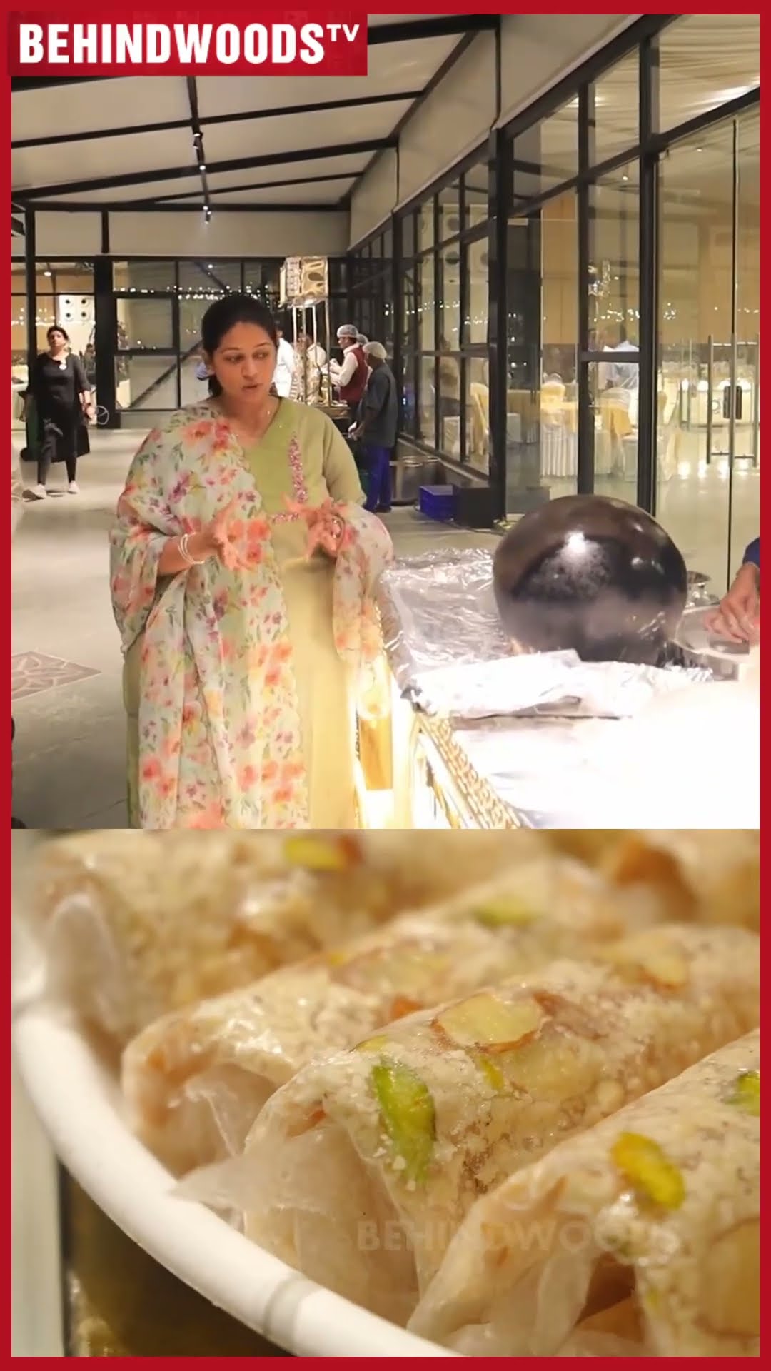 'இந்த Sweet என்னப்பா Paper மாதிரி இருக்கு' ? மிரட்டும் Iswarya Madhampatty Catering