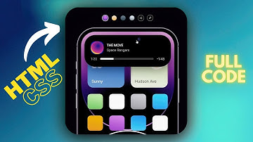 UI Design iPhone Randomized Gradient Background Using ONLY HTML/CSS/JavaScript (Full Code)