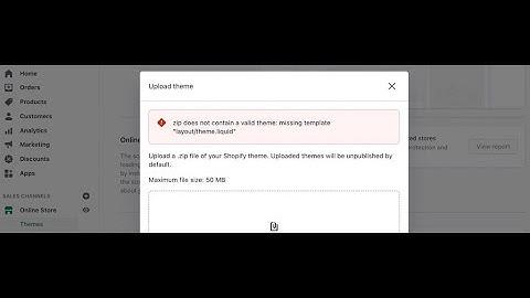 How to Fix Shopify Missing Template layout/theme.liquid (2024)