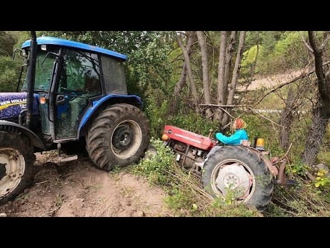 PATATES SÖKERKEN TRAKTÖRÜ DEREYE KAÇIRDIK🚜