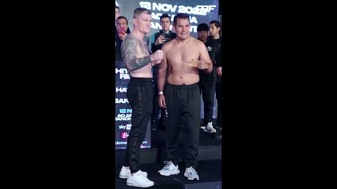 RICKY HATTON FINAL FACE-TO-FACE WITH MARCO ANTONIO BARRERA AHEAD OF EXHIBITION #Shorts