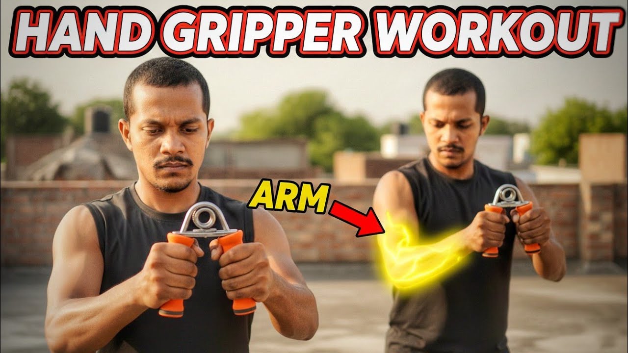 Hand Gripper Workout 💪 | Strong Forearms & Arm Power at Home | Grip Strength Training