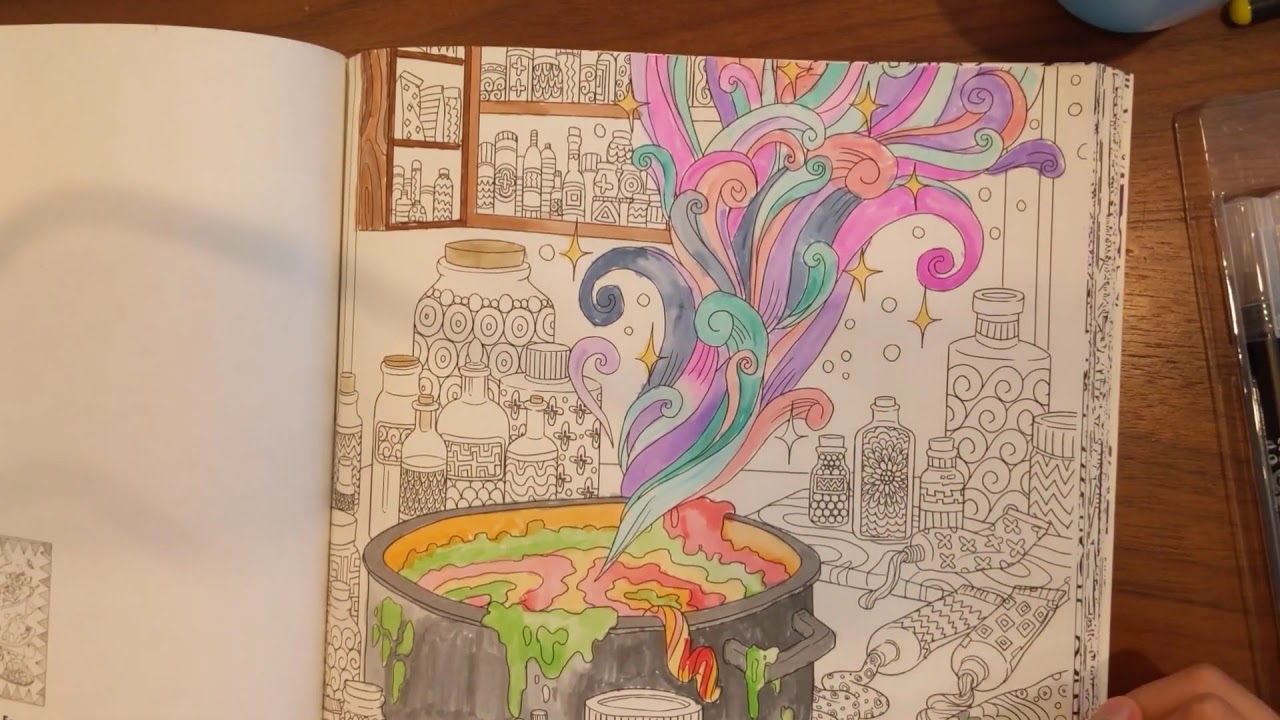 Satisfying Coloring Time Lapse Part 3 Marvellous Medicine