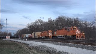 EJ&E SD38-2 Pair through Griffith, IN and other Catches 4/09/19
