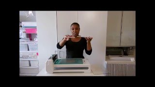 Todo Machine - How to emboss with embossing folder