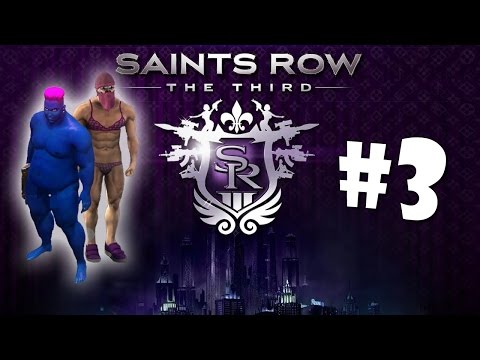 Видео: Saints Row The Third кооп #3 - Танковый разгром, Нападение на небоскреб, Олег