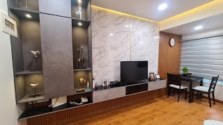 Stunning 350SqFt 1BHK Luxury Interiors in Brigade Gateway, Studio Apartment Interiors - Hindi