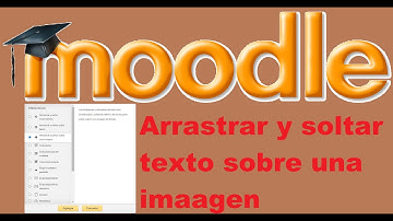 Arrastrar y soltar sobre una imagen: Actividad Cuestionario Moodle