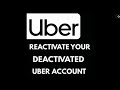 REACTIVATE your DEACTIVATED Uber, Lyft , Doordash account by following these steps.