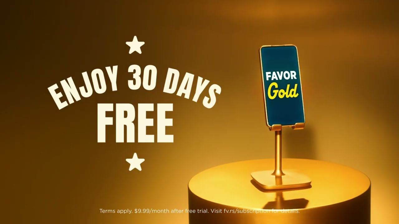 Favor Delivery | Welcome to Favor Gold (15 offer)