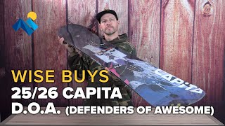 Is The 25/26 Capita Defenders Of Awesome (DOA) Snowboard A Wise Buy For You?
