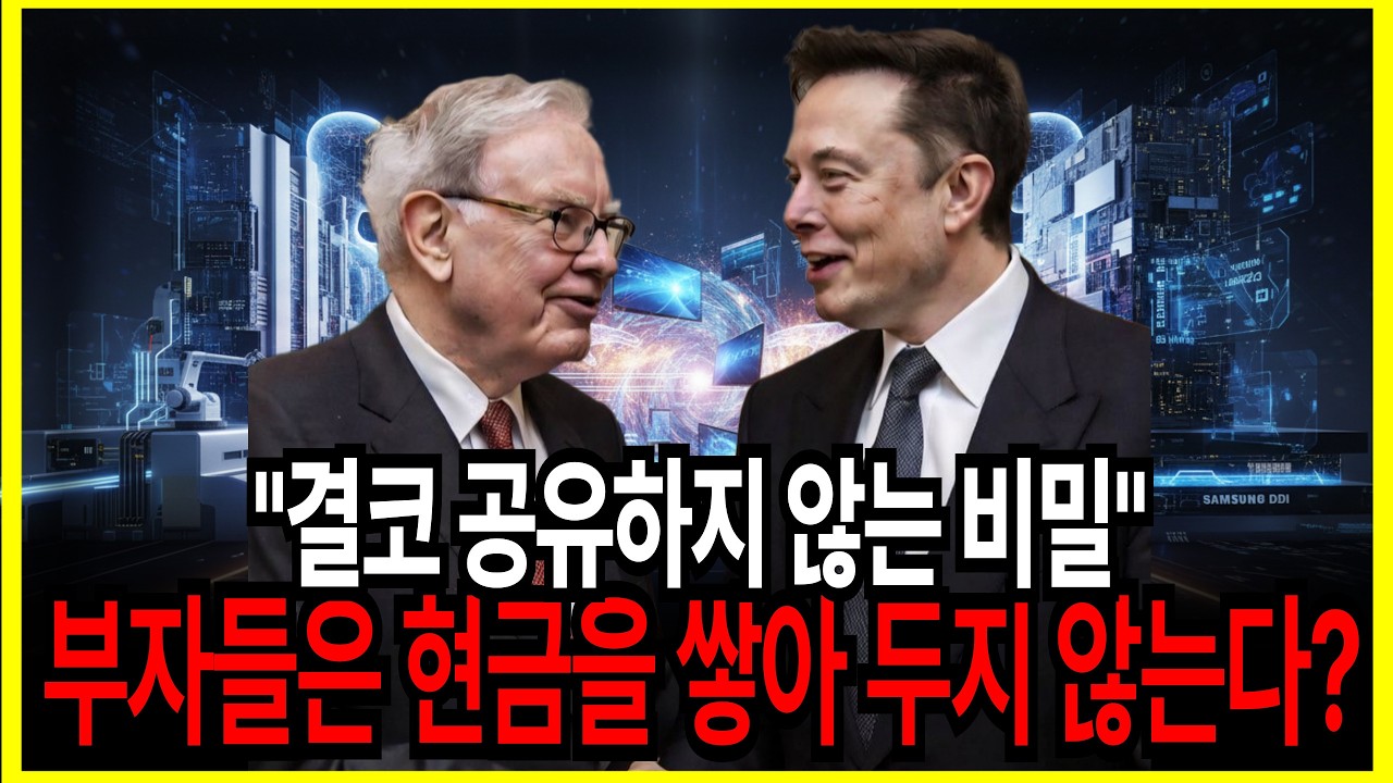 부자들이 절대 현금을 쌓아 두지 않는 이유? 진짜 부자들이 돈 버는 방법은 따로 있다. 