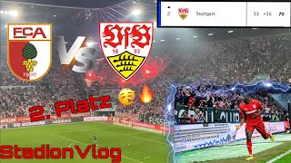 Krasse Stimmung und Auswärtssieg... | FC Augsburg 0:1 VfB Stuttgart | StadionVlog