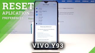 How to Reset App Preferences in VIVO Y93 - Restore Original App Settings screenshot 4