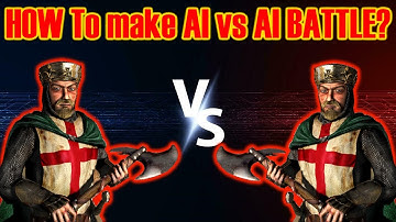 How to make (AI vs AI) - Computer Lord vs Computer Lord battle - Stronghold Crusader HD (4K 2160P)