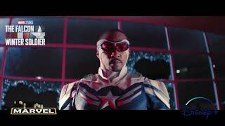 MARVEL | The Falcon and the Winter Soldier | S1E6 | New Falcon as Captain America scene