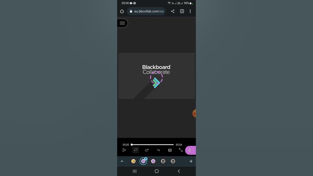 How to download recordings on blackboard collaborate using a phone YouTube