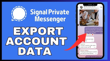 How to Export your Account Data in Signal 2024?