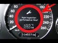 Solution error Main inspection performed on time? on Mercedes W211, W219, CLS / Emissions inspect