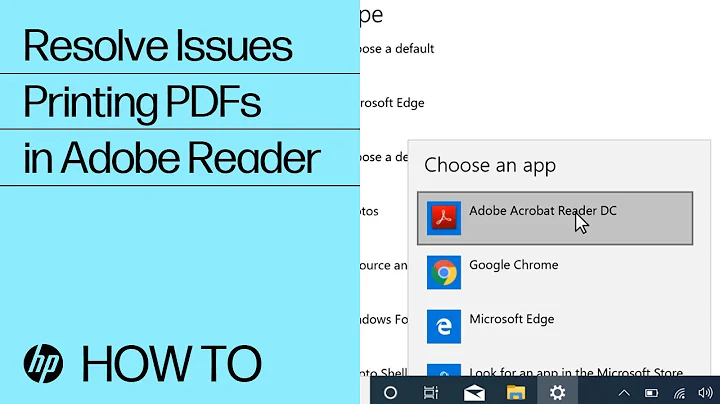 Resolve Issues Printing PDFs from Adobe Reader in Windows | HP Printers | @HPSupport