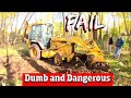 FAIL running the Tractor Loader backhoe 4 k video . part 2